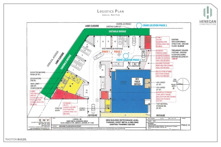 Exterior Logistics Plan with Traffic Disruption